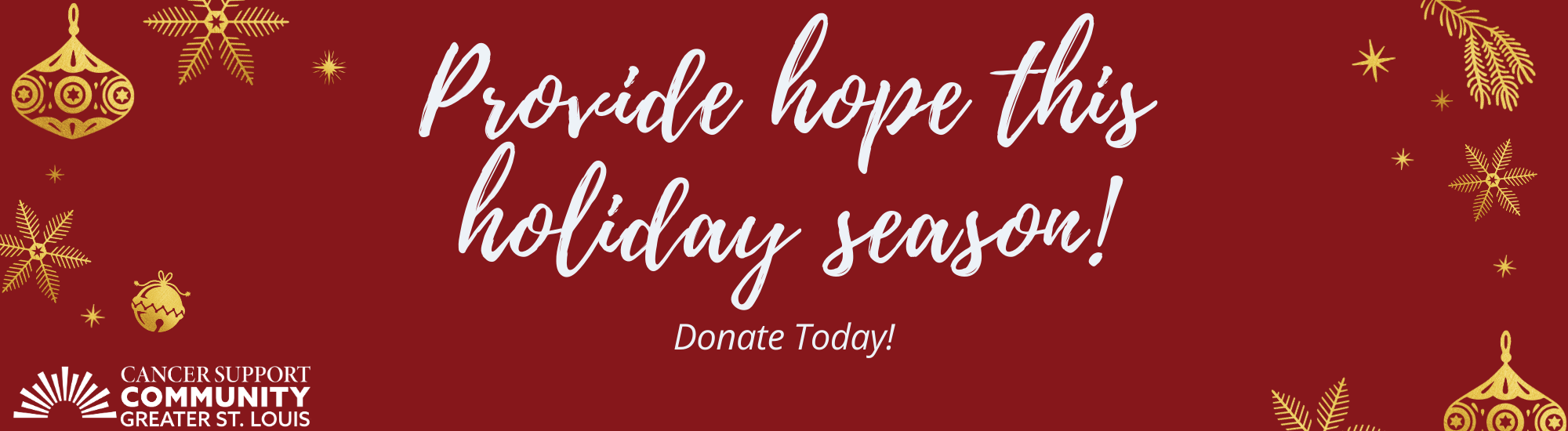 Thank you for providing support this holiday season!